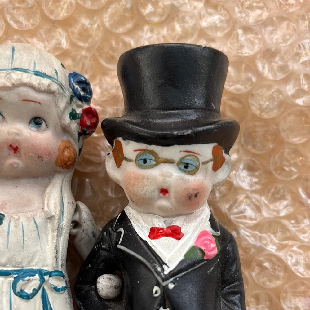 1930’s Bisque Wedding Cake Topper
